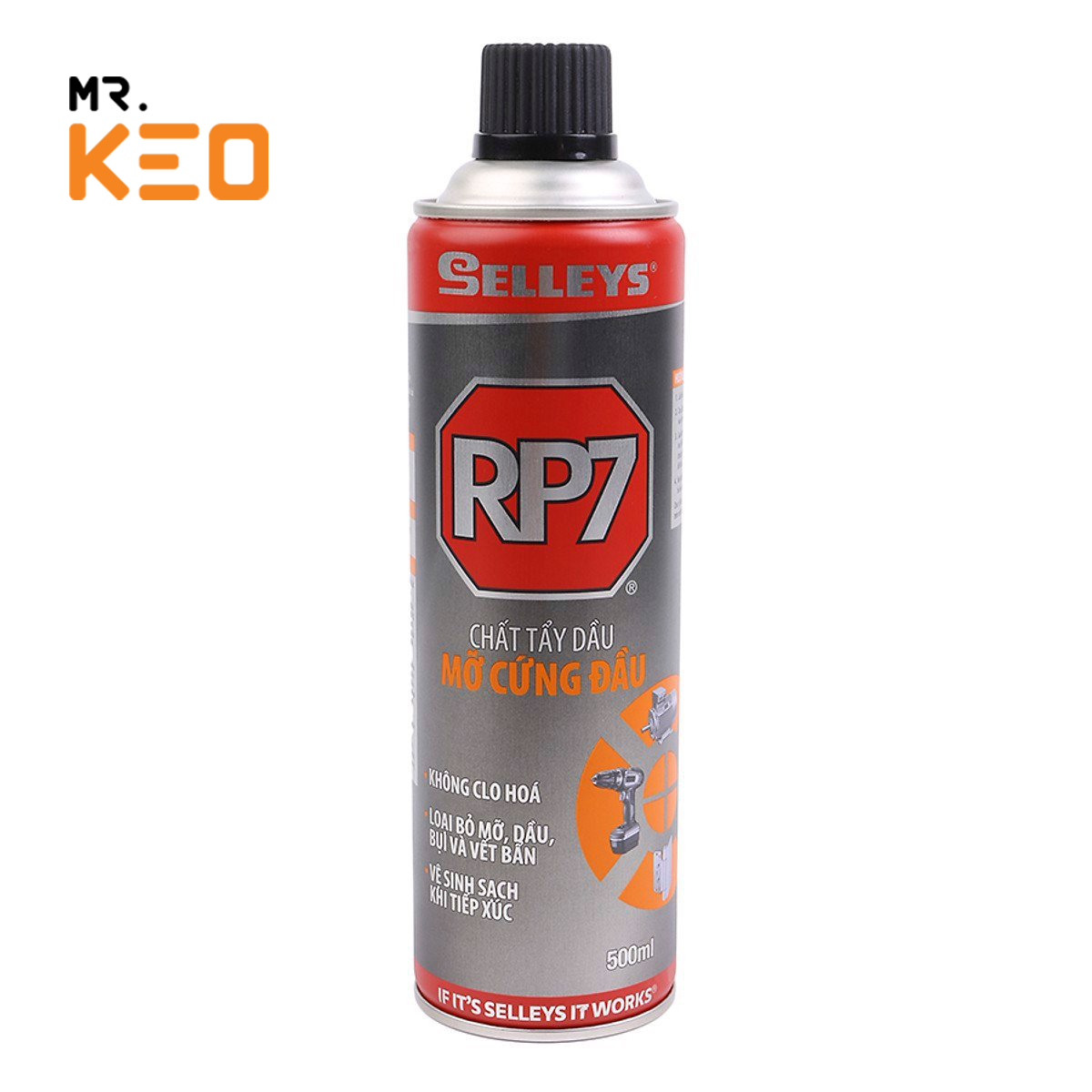 Bình Xịt Tẩy Rửa Dầu Nhớt RP7 - 500ml - Mr Keo